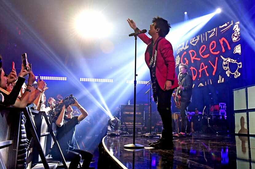 Green Day --
BURBANK, CALIFORNIA - FEBRUARY 07: Billie Joe Armstrong of Green Day performs...