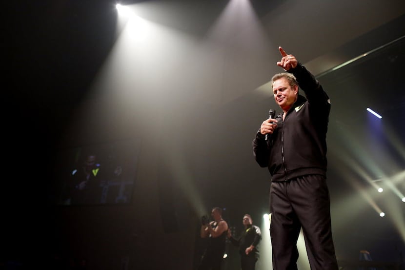 Pastor and Team Strike Force founder Keith Craft during a Team Strike Force event at Elevate...
