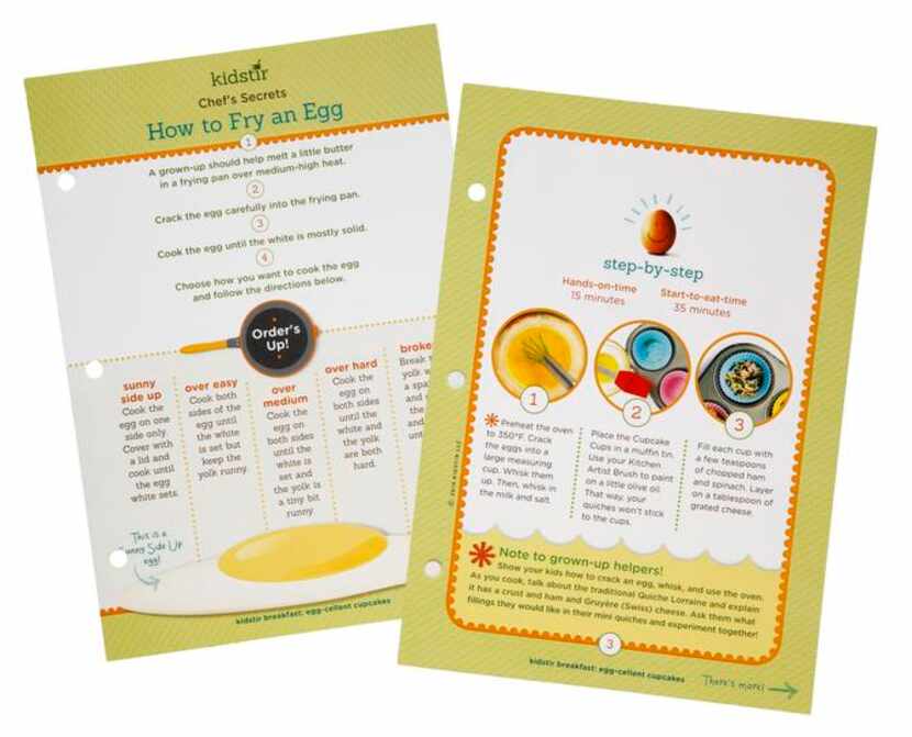 
Kits to get kids exited about science, photographed June 20, 2014. How to recipe cards from...