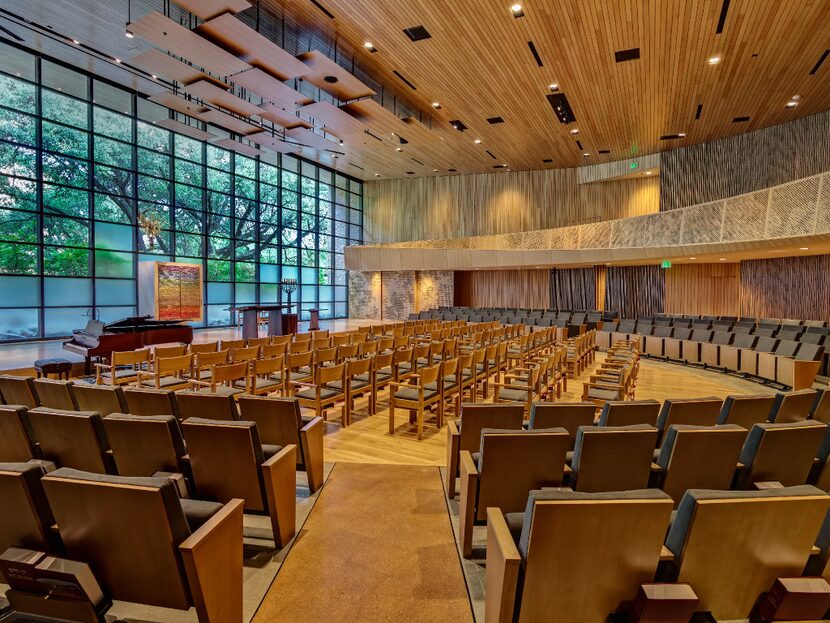 The new Stern Chapel at Temple Emanu-El in North Dallas.