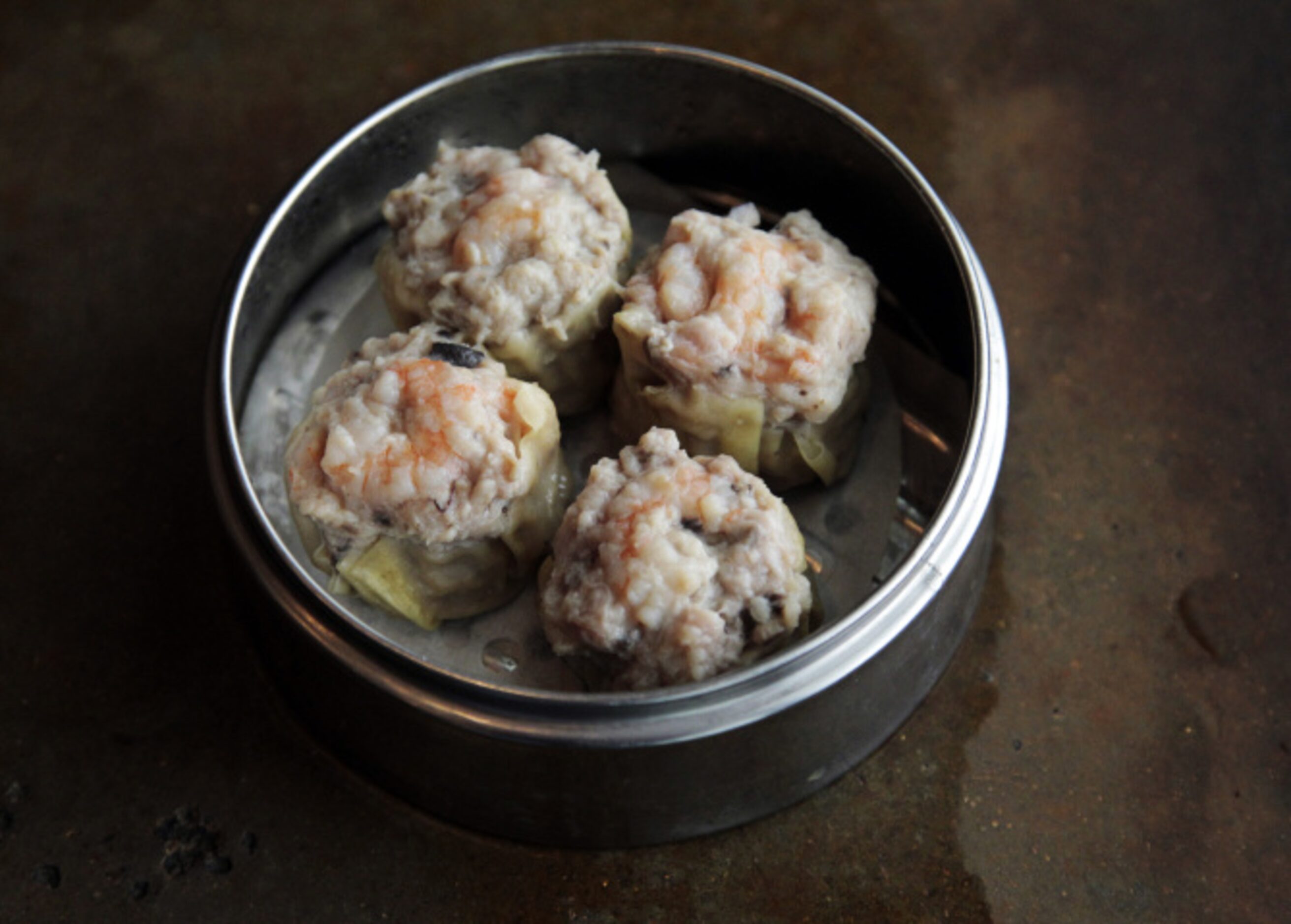 Siu mai at J.S. Chen's Dimsum and BBQ are filled with a savory mixture of pork and shrimp.