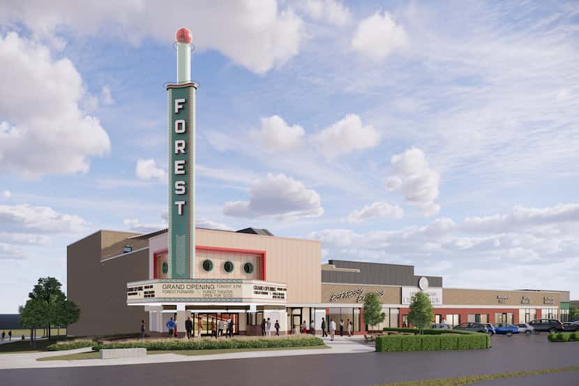 This rendering puts the potential of a newly renovated Forest Theater on display. Thanks to...