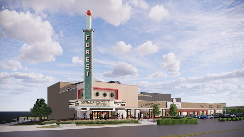 This rendering puts the potential of a newly renovated Forest Theater on display. Thanks to...