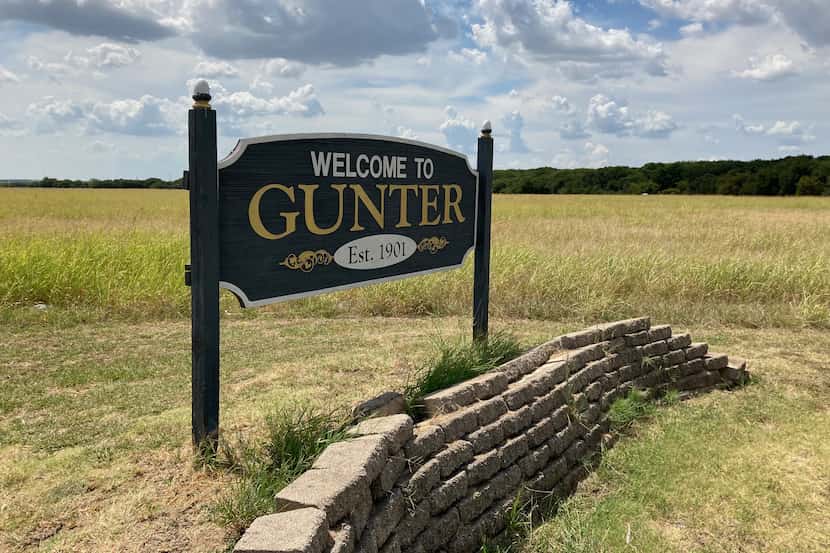 The Platinum Ranch is southwest of the town of Gunter.