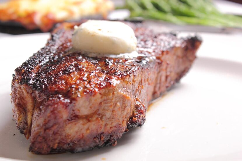 
New York Strip steak at Delmonico’s in Las Vegas
