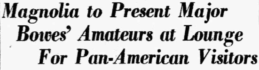 Headline from story published in The Dallas Morning News on May 26, 1937.