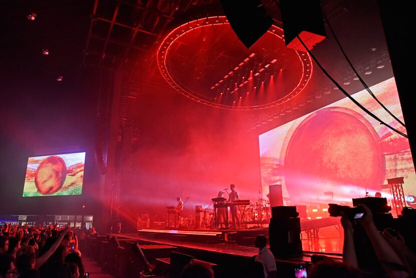 Tame Impala performs at the Toyota Music Factory in Irving, Wednesday Oct. 02, 2019.