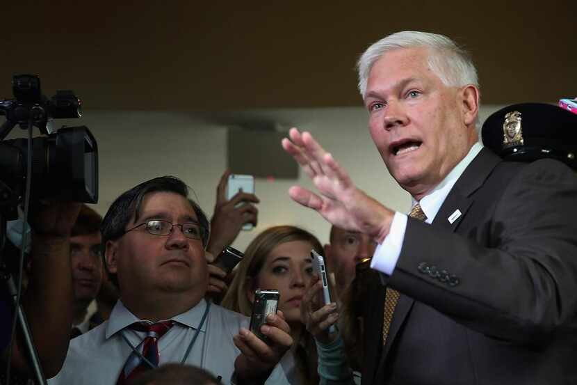   House Rules Committee Chairman Pete Sessions  dodged questions about running for House...