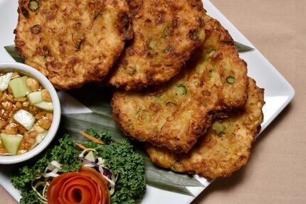 Tony Street says of his wife Jab Street's corn patties, "They're one of the reasons I...