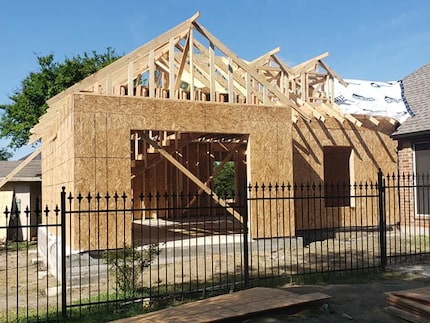 garage under construction