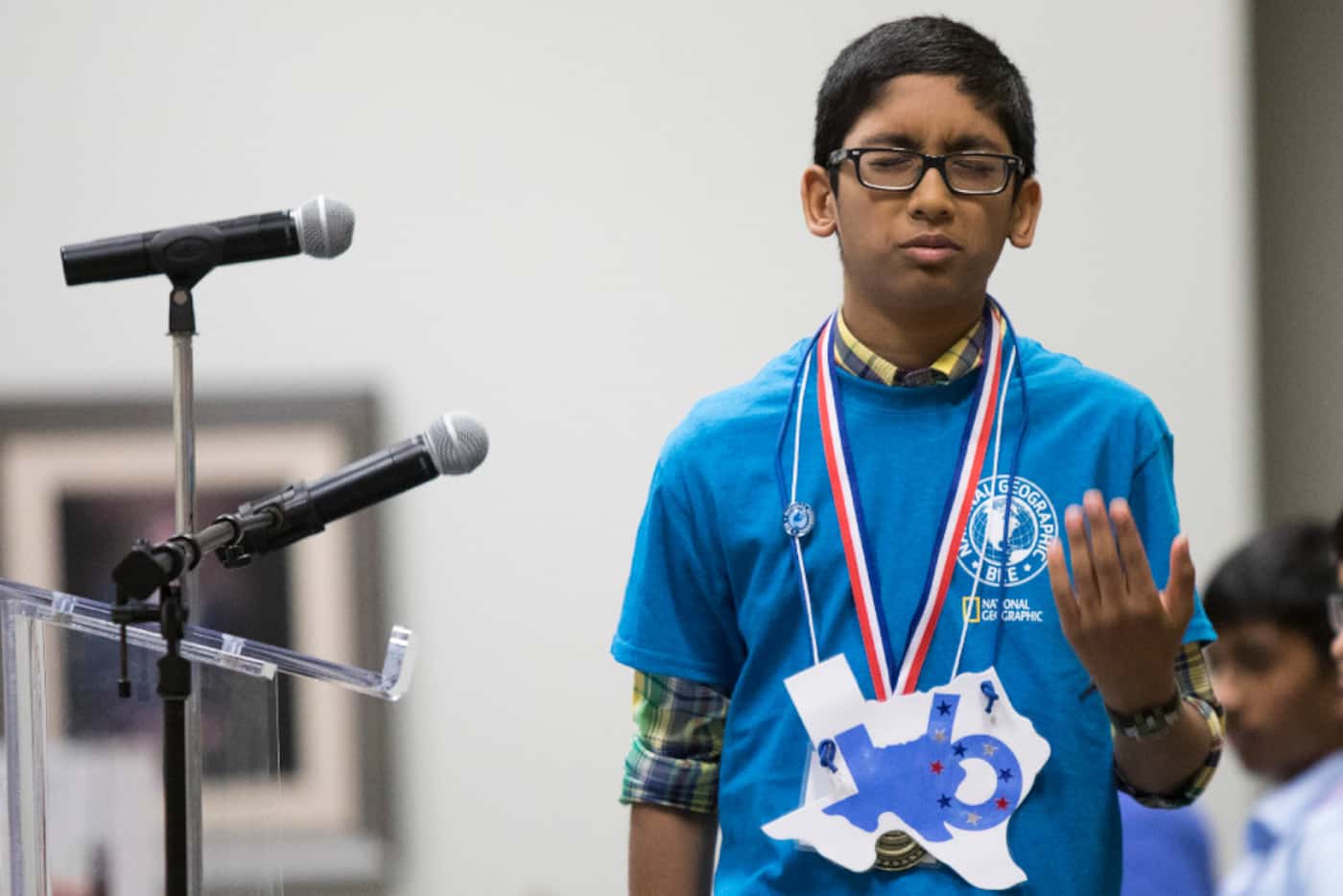 Arman Saxena made the final round of the bee but was doomed by a wrong answer. (Special...