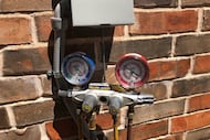 In 2019 Watchdog Dave Lieber took this photo of the meter that measured the Freon leak at...
