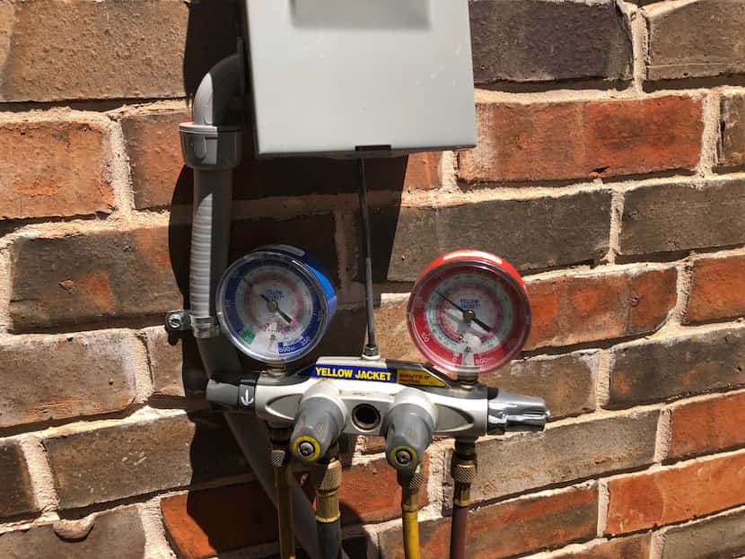 Watchdog Dave Lieber took this photo  of the meter that measured the Freon leak at his...