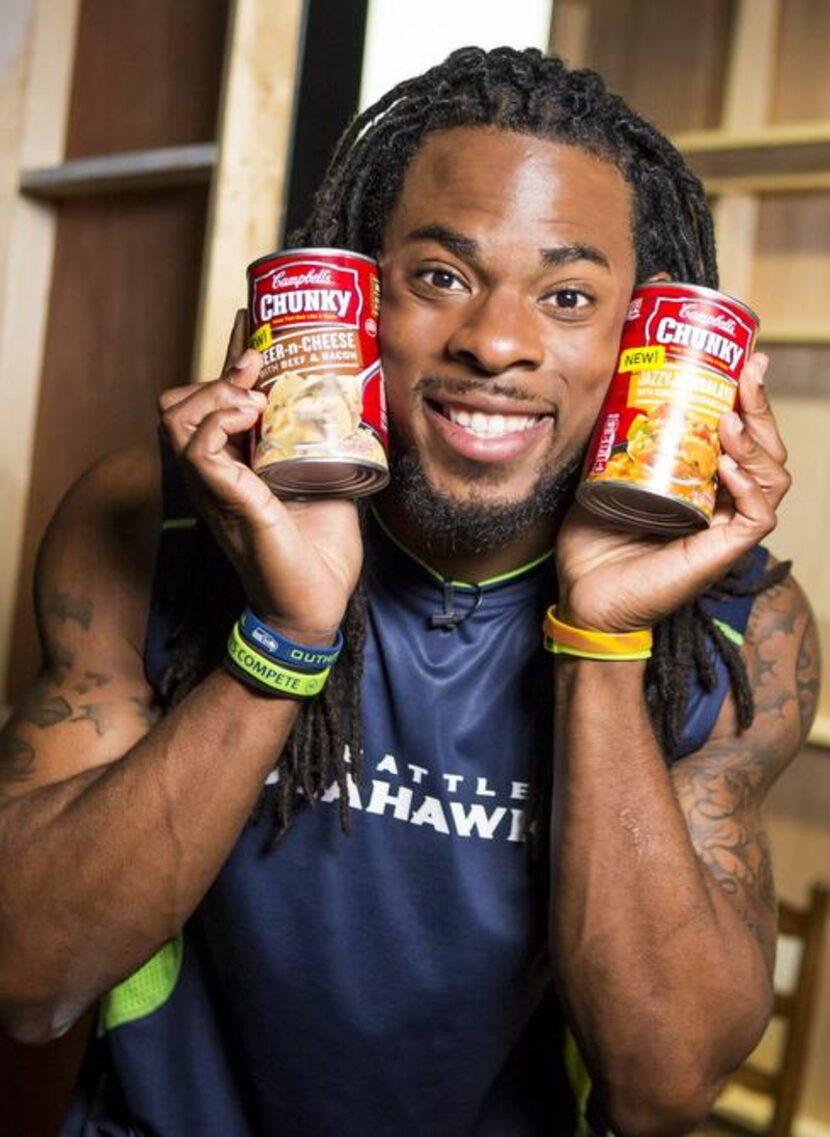 
Seattle Seahawks cornerback Richard Sherman is this season’s Campbell Soup Mama’s Boy....