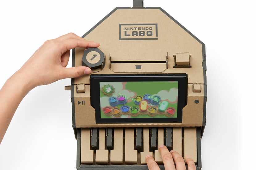 You can build a cardboard piano as part of Nintendo Labo Variety Kit.