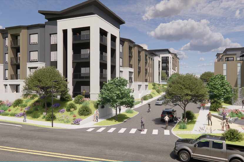 JPI's Jefferson Eastchase apartments are planned on Ederville Road near Interstate-30.