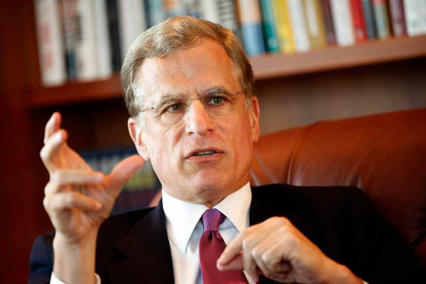 Former Dallas Fed chief Robert S. Kaplan spoke at a luncheon held by the Greater Dallas...
