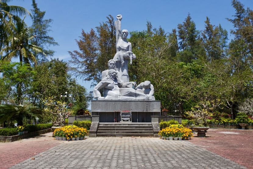 The memorial at My Lai where more than 500 villagers were massacred at the hands of U.S....