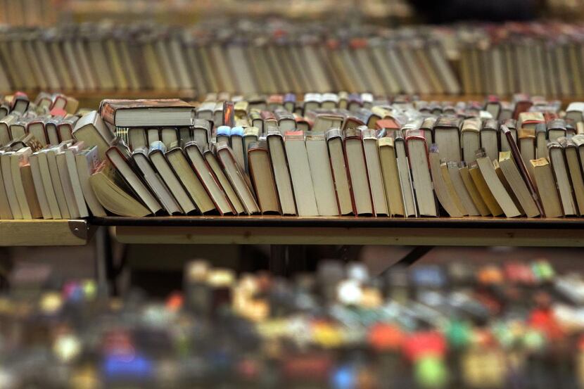 File photo of a book sale by The Friends of the Plano Public Library.
