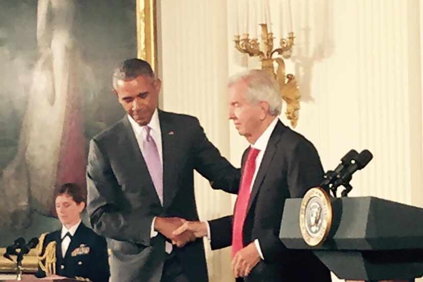  President Barack Obama honored author Larry McMurtry in a White House ceremony Thursday....