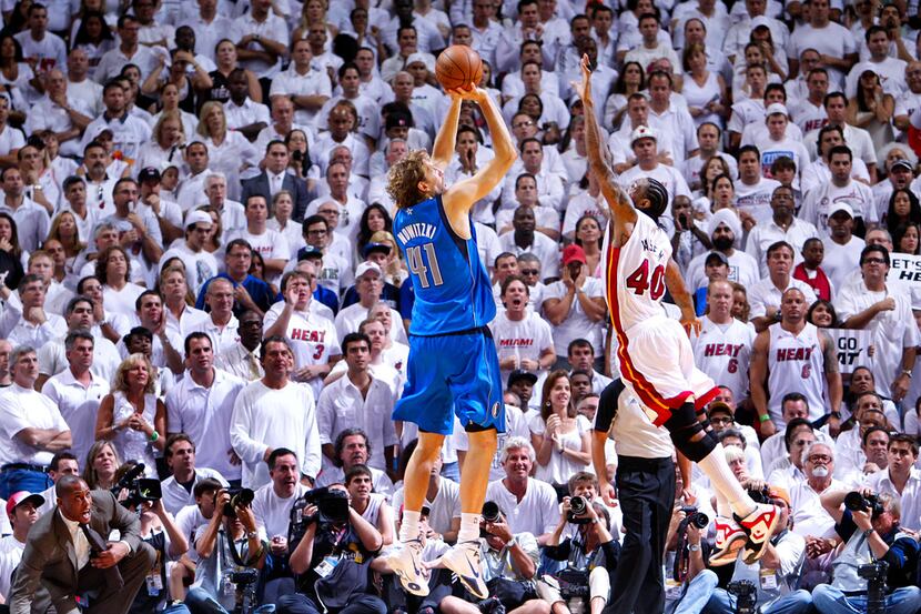 How much longer will we get to see this? Dirk Nowitzki is near the end of the line, but...