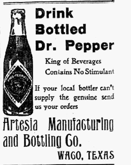 Advertisement published on Aug. 5, 1906.