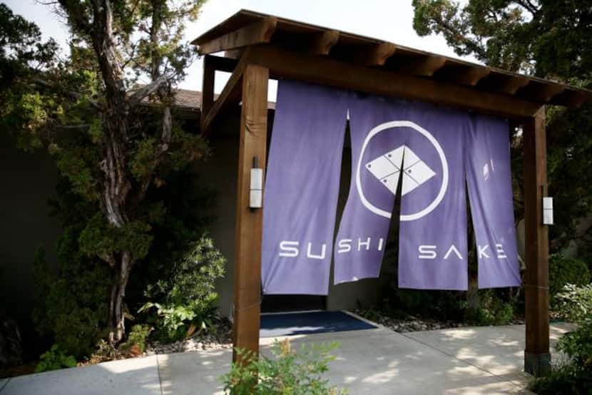 
The exterior of Sushi Sake at 2150 N. Collins Boulevard (just north of Campbell Road) in...