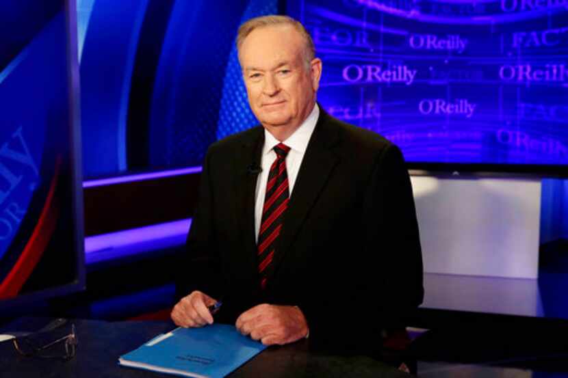 Em esta foto de octubre de 2015, Bill O’Reilly en un set de Nueva York. Foto AP.
