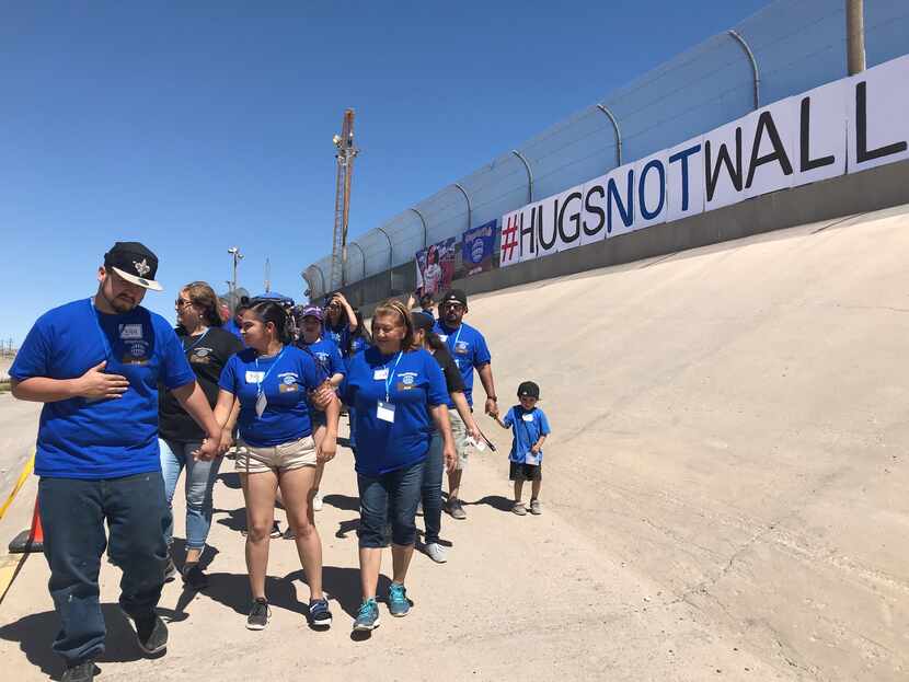 More than 4,000 people attended Hugs Not Walls in El Paso. Of that number, more than 300...