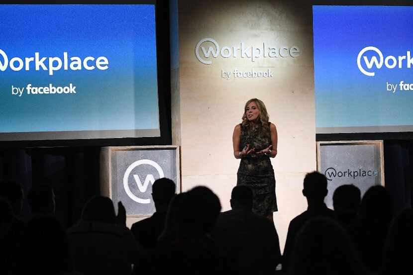 Nicola Mendelsohn, Vice President of EMEA at Facebook, speaks during an event to launch the...