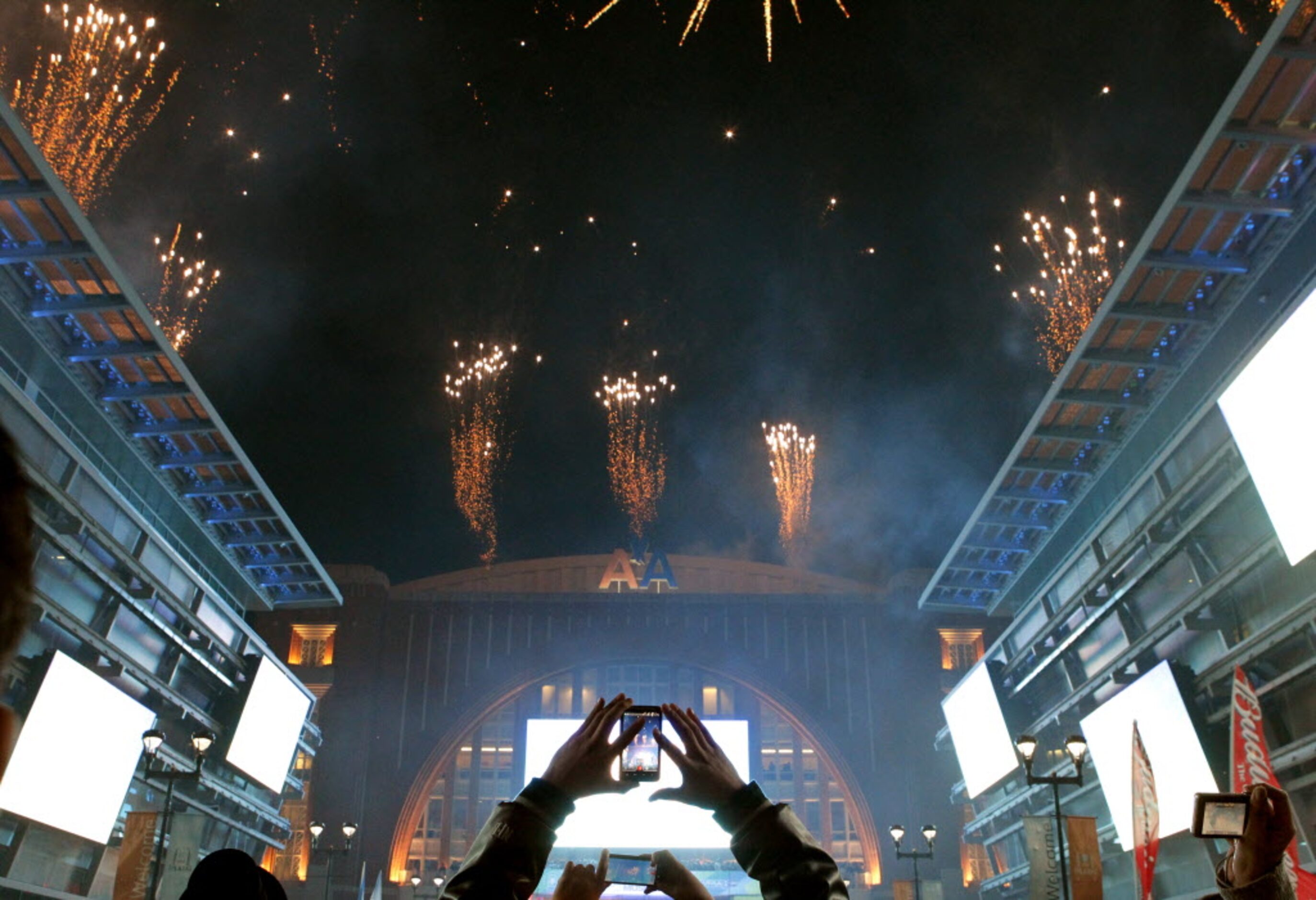 BIG D NYE: Victory Plaza hosts a huge outdoor party to ring in 2013, with a countdown to the...