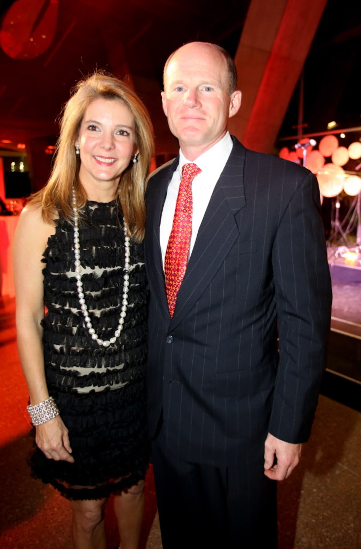 Eugenia King and Frank-Paul King at the "Night at the Museum 2012" event at the Perot Museum...