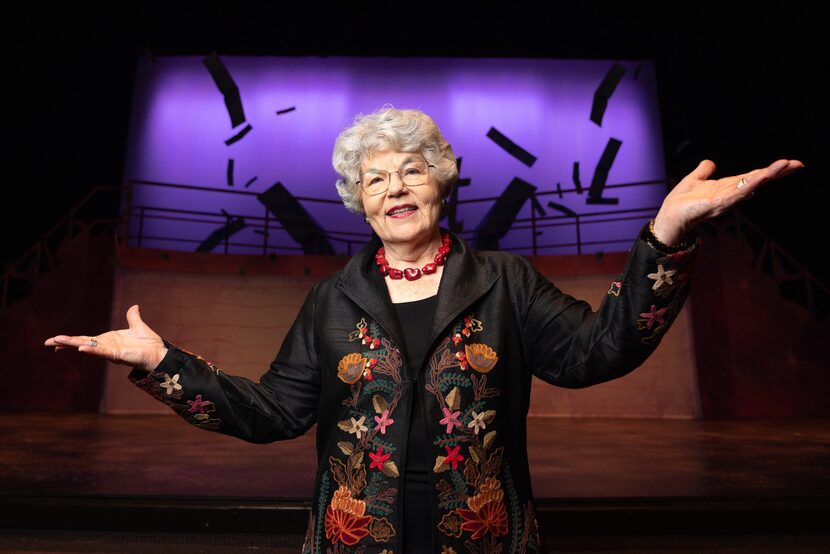 Robyn Flatt, co-founder of the Dallas Children's Theater, shown inside the Baker Theater...