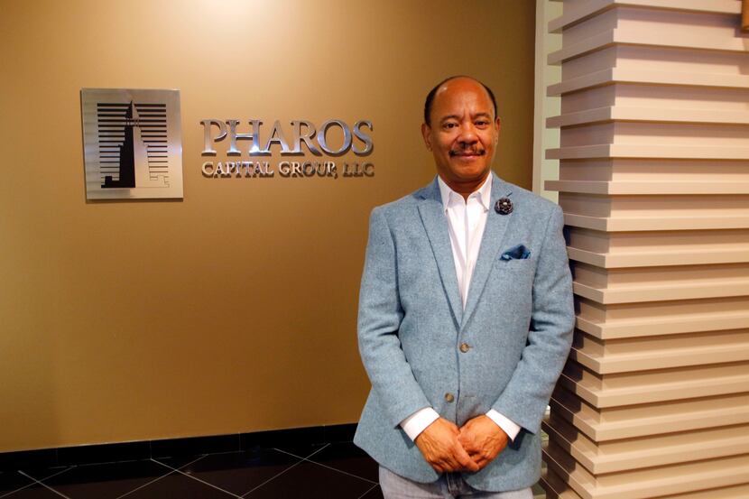 Pharos Capitol Managing Partner Kneeland Youngblood at his office in the Crescent Building...