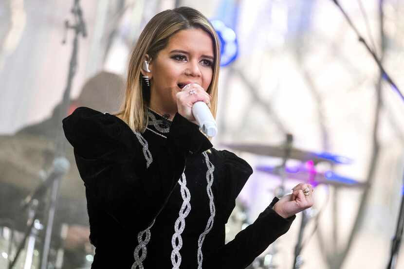 Maren Morris performs on NBC's "Today" show at Rockefeller Plaza on Friday, March 8, 2019,...