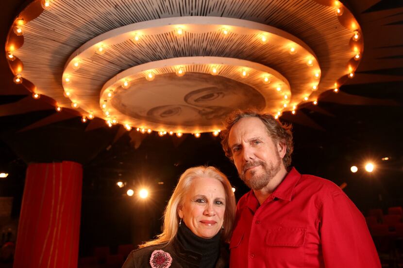 Katherine Owens, artistic director of Undermain Theatre, and her husband, Bruce DuBose, who...