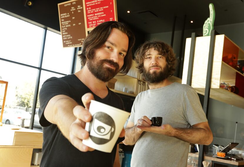 Mark Lowes, left, and Adam Lowes own LDU Coffee 