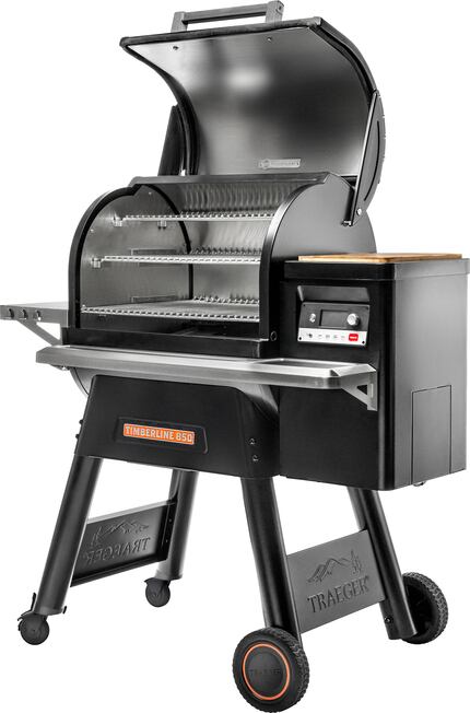 The Traeger Timberline 850 pellet grill. 