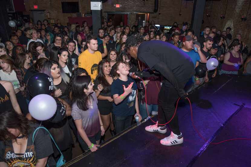 DJ Jay Webster entertained people during Emo Night at RBC on Sept. 2. (Rex C. Curry/Special...