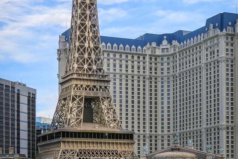 
Dinner overlooking the Bellagio’s fountains from the Eiffel Tower Restaurant is a way to...