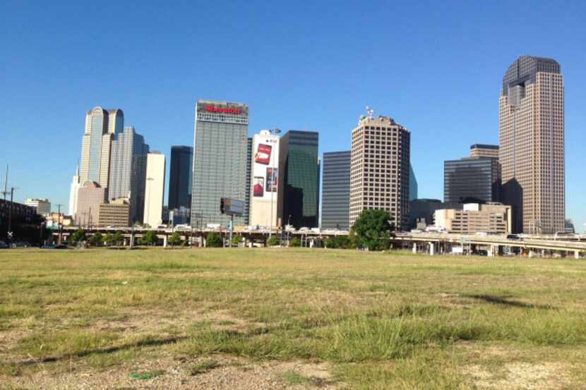 The largest chunk of the vacant City Lights property on the eastern edge of downtown Dallas...