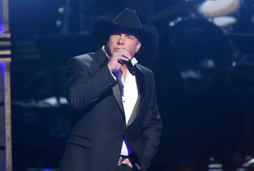 Garth Brooks performs at the 50th annual CMA Awards in Nashville, Tenn.