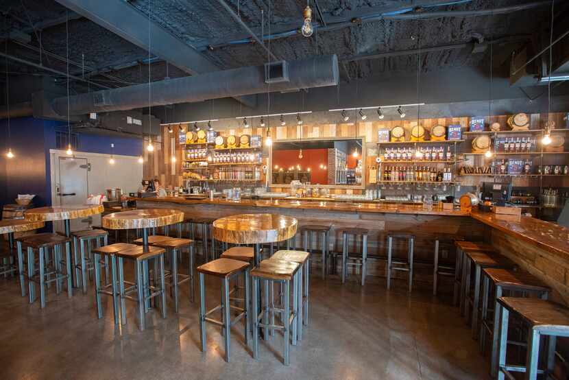 Bar area at Bendt Distilling Co. on November 13, 2019 in Lewisville, Tx. (Robert W....