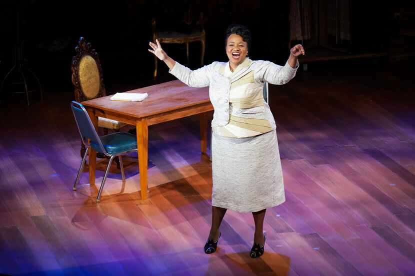 Denise Lee portrays Wiletta Mayer in a Dallas Theater Center production of "Trouble In Mind"...