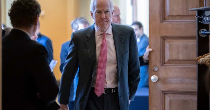 Texas Sen. John Cornyn phoned President Donald Trump to share his view that a closure of the...