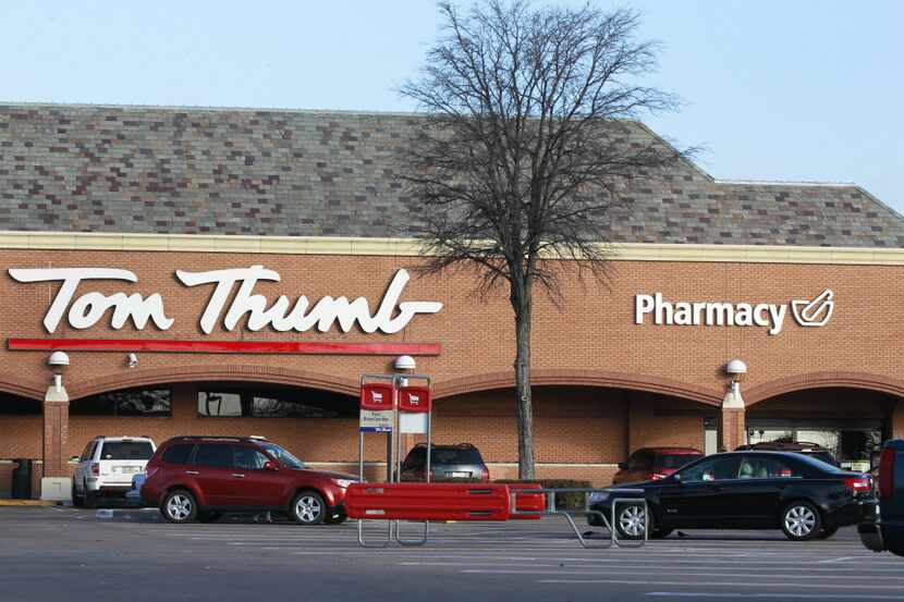 Tom Thumb operates 65 stores in Dallas-Fort Worth and Albertsons has 35 local stores.