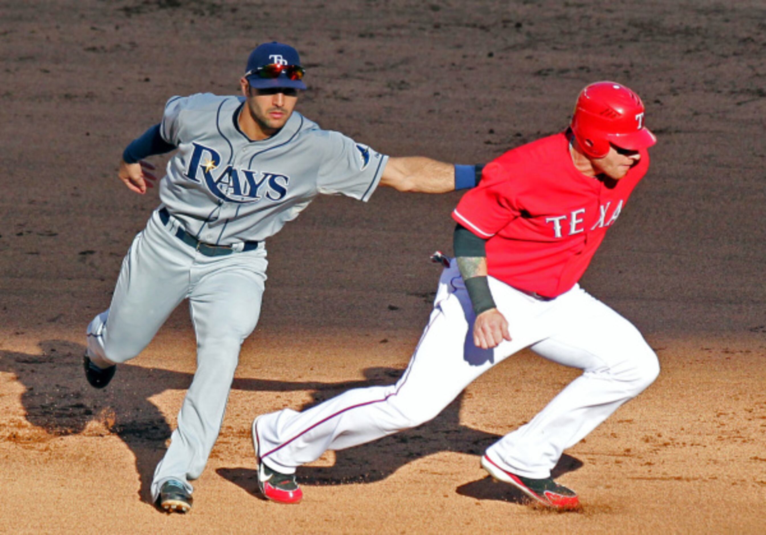 Adrian Beltre turned a rundown into a game of tag on the infield