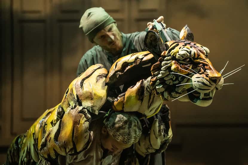 The Bengal Tiger in the touring Broadway play "Life of Pi."