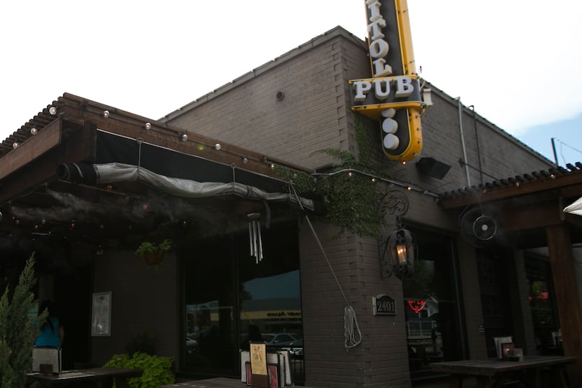 The Capitol Pub is located on Henderson Avenue in Dallas.