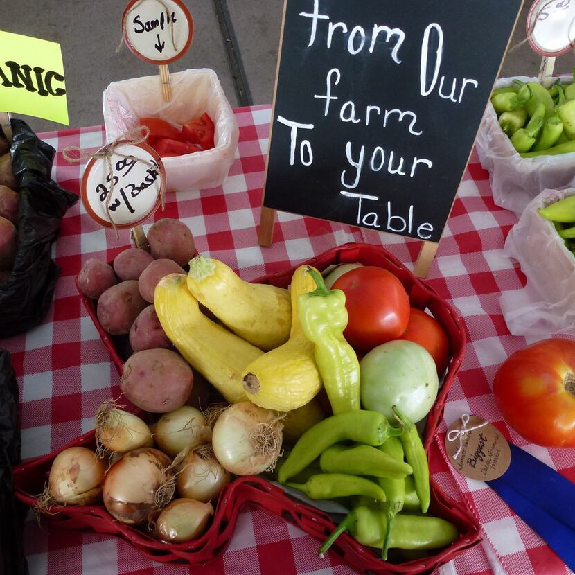 Jenkins Farm brings organic Jacksonville tomatoes to the Dallas Farmers Market, plus this...